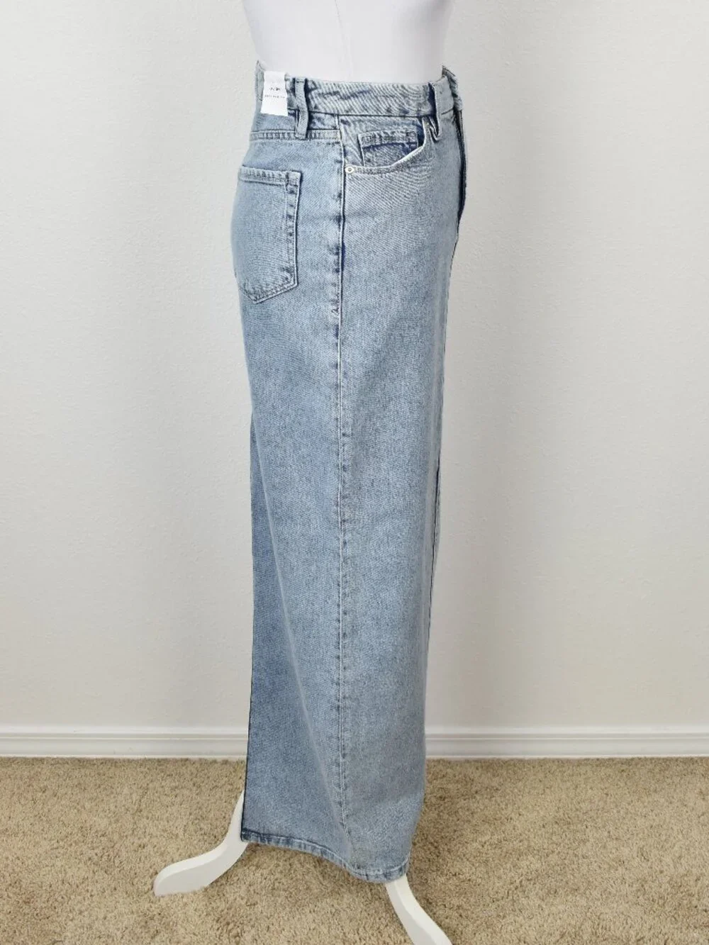 Good American Uniform Maxi Skirt NEW - 0/25 - Picture 9 of 13